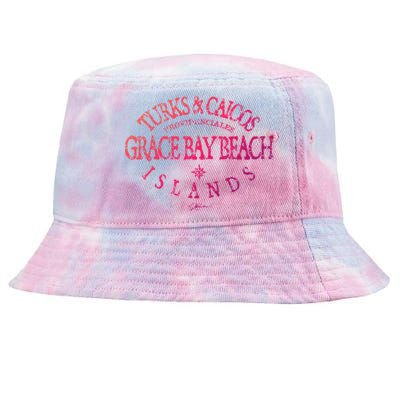 Turks And Caicos Islands Grace Bay Beach Gift Tie-Dyed Bucket Hat