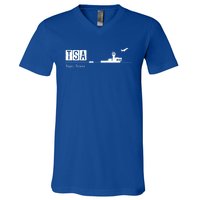 Tsa Airport Code For Taipei Taiwan Funny Gift V-Neck T-Shirt