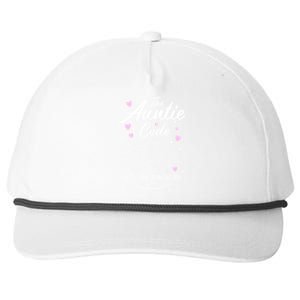 The Auntie Code Best Aunt Sister Niece Nephew Funny Gift Meaningful Gift Snapback Five-Panel Rope Hat