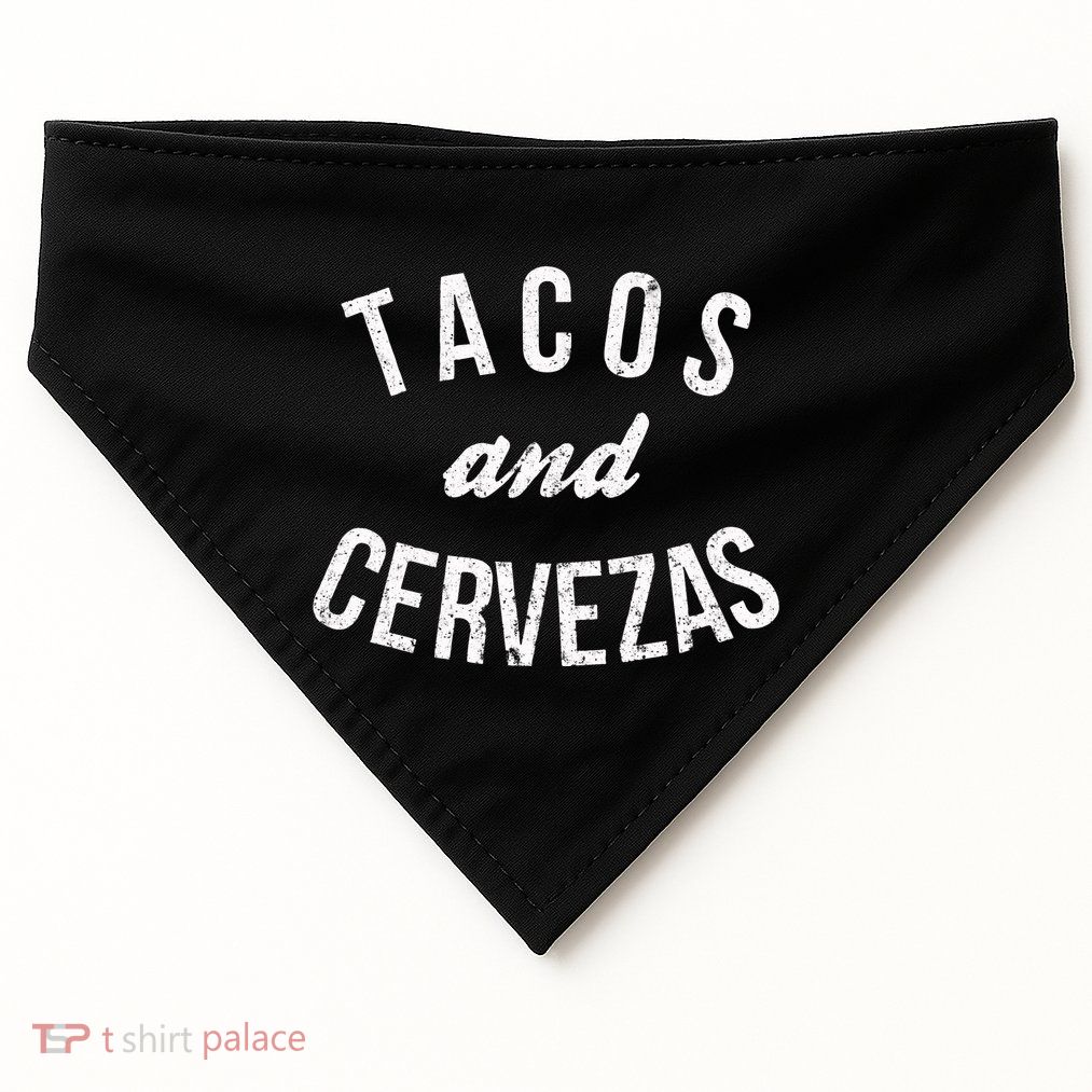 Tacos And Cervezas USA-Made Doggie Bandana
