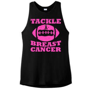 Tackle Breast Cancer Ladies PosiCharge Tri-Blend Wicking Tank