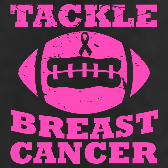 Tackle Breast Cancer 11oz C Handle Ceramic Mug