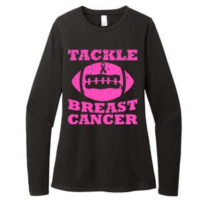 Tackle Breast Cancer Womens CVC Long Sleeve Shirt