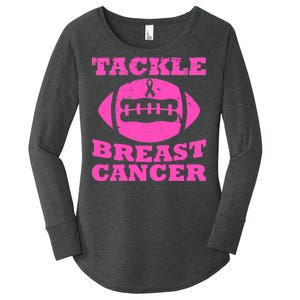 Tackle Breast Cancer Women's Perfect Tri Tunic Long Sleeve Shirt