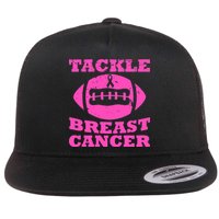 Tackle Breast Cancer Flat Bill Trucker Hat