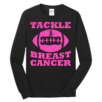 Tackle Breast Cancer Tall Long Sleeve T-Shirt