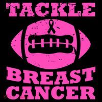 Tackle Breast Cancer Womens T-Shirt