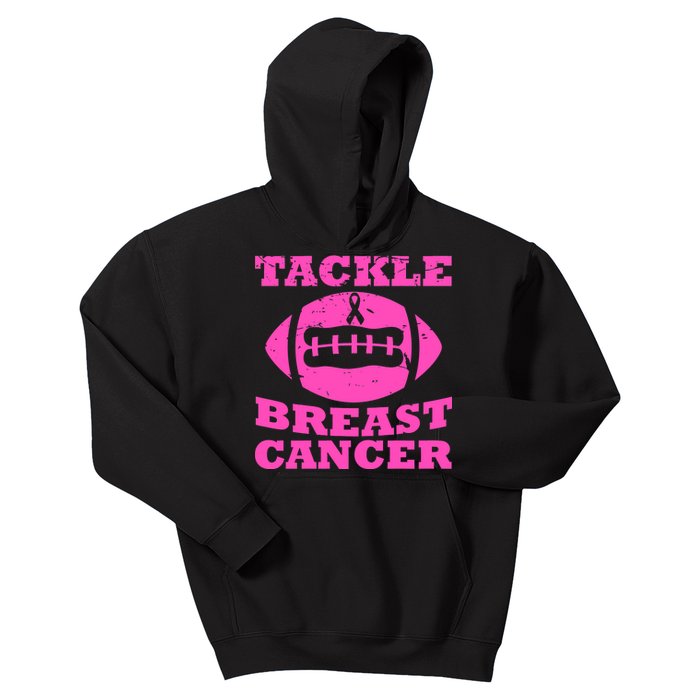 Tackle Breast Cancer Kids Hoodie