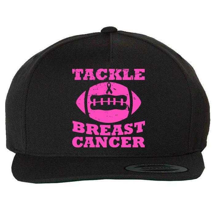 Tackle Breast Cancer Wool Snapback Cap