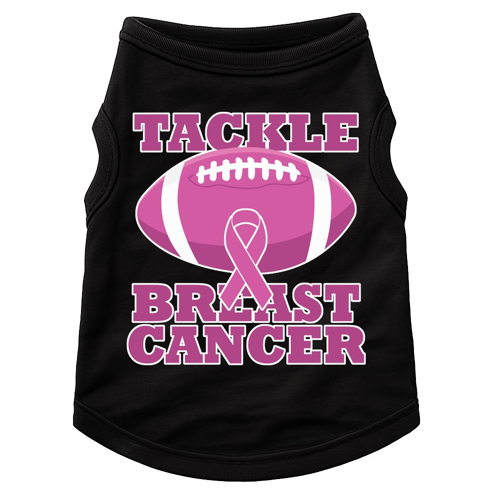 Tackle Breast Cancer Awareness Football  Doggie Tank