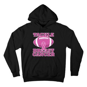 Tackle Breast Cancer Awareness Football  Hoodie