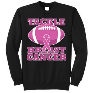 Tackle Breast Cancer Awareness Football  Sweatshirt