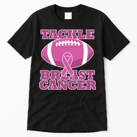 Tackle Breast Cancer Awareness Football  Tall T-Shirt