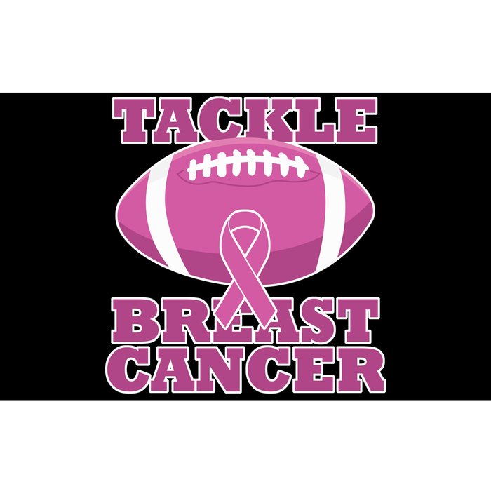 Tackle Breast Cancer Awareness Football  Bumper Sticker