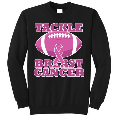 Tackle Breast Cancer Awareness Football  Tall Sweatshirt