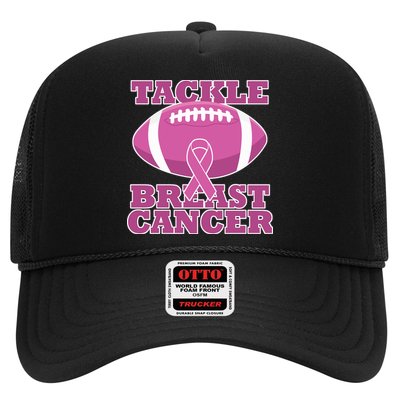 Tackle Breast Cancer Awareness Football  Trucker Hat
