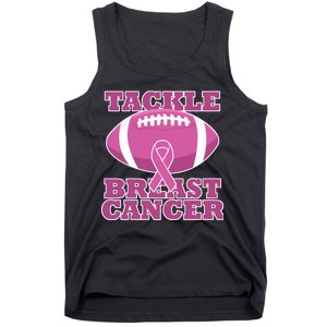 Tackle Breast Cancer Awareness Football  Tank Top