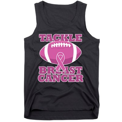 Tackle Breast Cancer Awareness Football  Tank Top