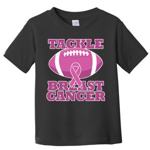 Tackle Breast Cancer Awareness Football  Toddler T-Shirt