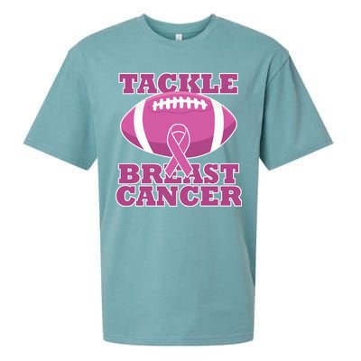 Tackle Breast Cancer Awareness Football  Sueded Cloud Jersey T-Shirt