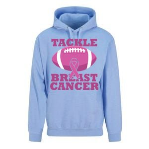 Tackle Breast Cancer Awareness Football  Unisex Surf Hoodie