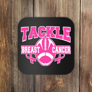 Tackle Breast Cancer1 Coaster