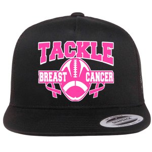 Tackle Breast Cancer1 Flat Bill Trucker Hat