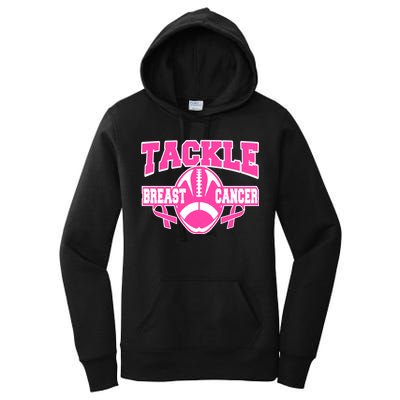 Tackle Breast Cancer1 Women's Pullover Hoodie