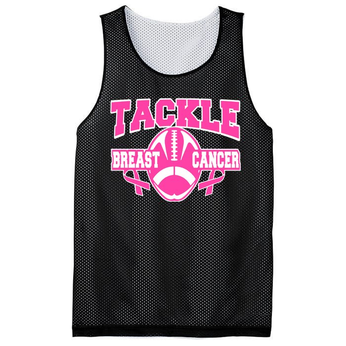 Tackle Breast Cancer1 Mesh Reversible Basketball Jersey Tank