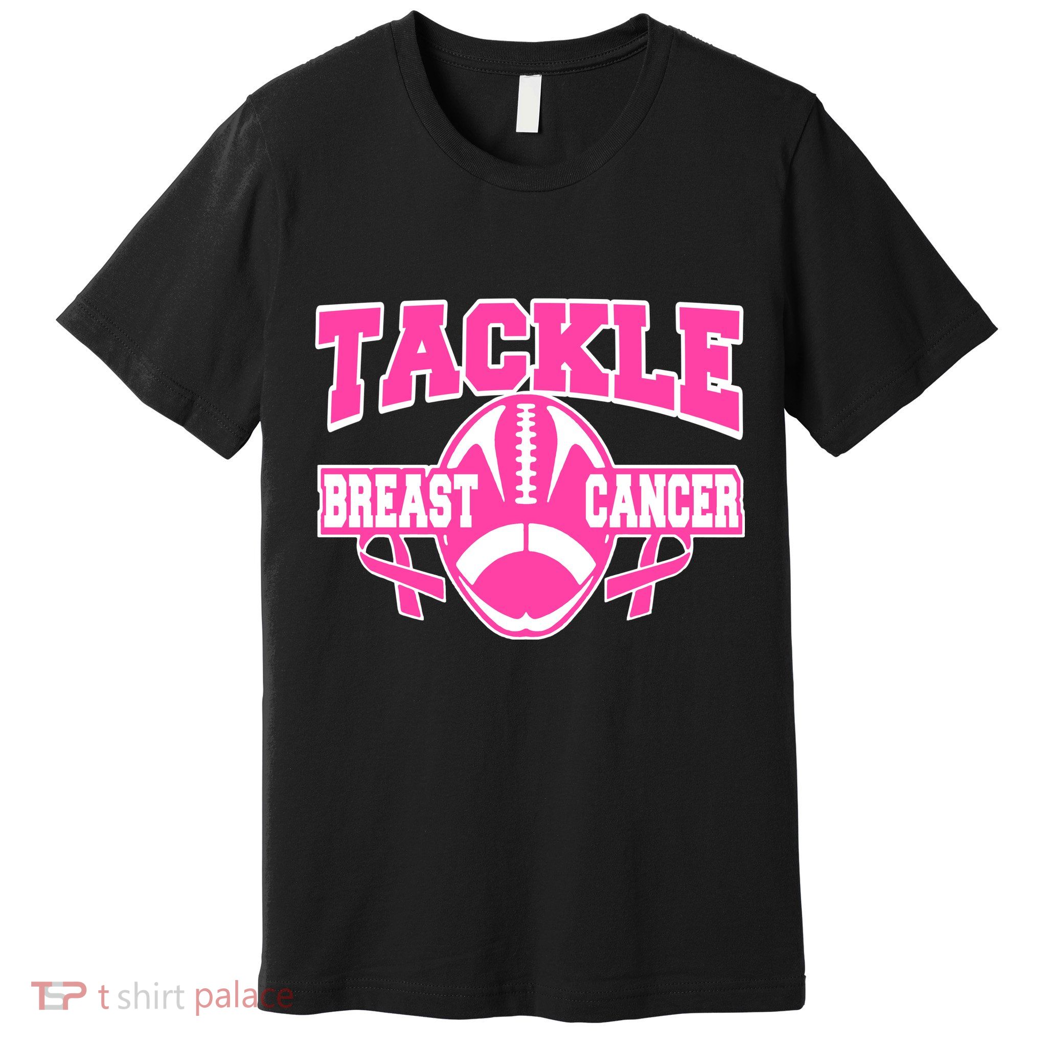 Tackle Breast Cancer1 Premium T-Shirt