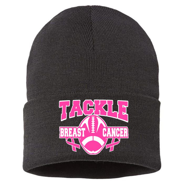 Tackle Breast Cancer1 Sustainable Knit Beanie