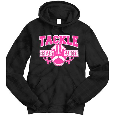 Tackle Breast Cancer1 Tie Dye Hoodie