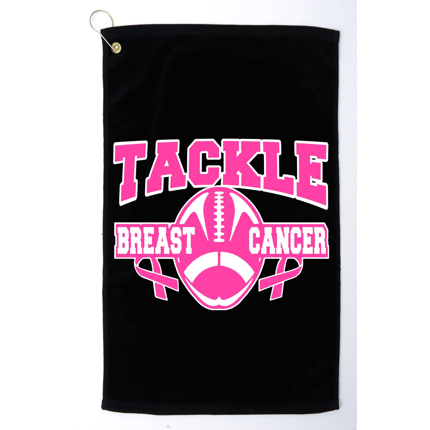 Tackle Breast Cancer1 Golf Towel