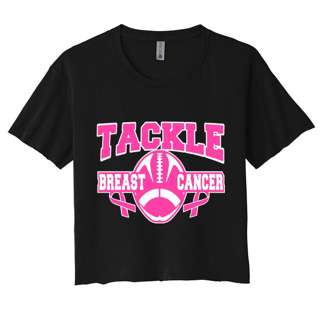 Tackle Breast Cancer1 Crop Top