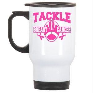 Tackle Breast Cancer1 Stainless Steel Travel Mug