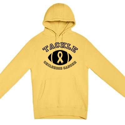 Tackle Childhood Cancer Premium Pullover Hoodie