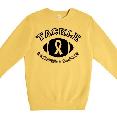 Tackle Childhood Cancer Premium Crewneck Sweatshirt