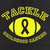 Tackle Childhood Cancer 7 Panel Mesh Trucker Snapback Hat
