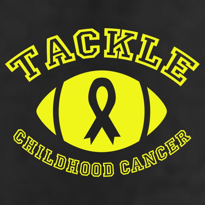 Tackle Childhood Cancer 7 Panel Mesh Trucker Snapback Hat
