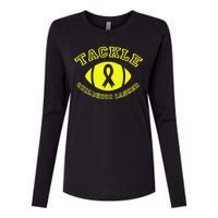 Tackle Childhood Cancer Womens Cotton Relaxed Long Sleeve T-Shirt