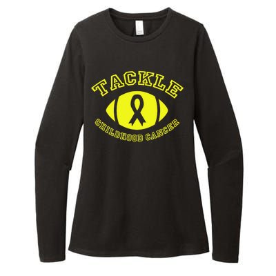 Tackle Childhood Cancer Womens CVC Long Sleeve Shirt