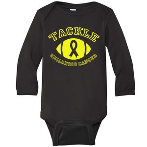 Tackle Childhood Cancer Baby Long Sleeve Bodysuit