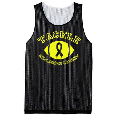 Tackle Childhood Cancer Mesh Reversible Basketball Jersey Tank