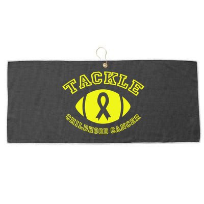 Tackle Childhood Cancer Large Microfiber Waffle Golf Towel