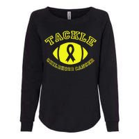 Tackle Childhood Cancer Womens California Wash Sweatshirt