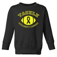 Tackle Childhood Cancer Toddler Sweatshirt