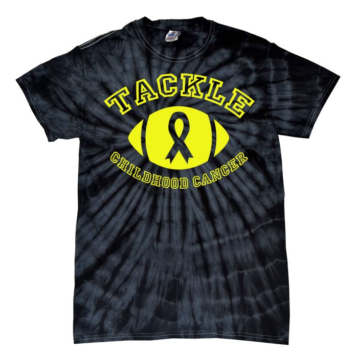 Tackle Childhood Cancer Tie-Dye T-Shirt