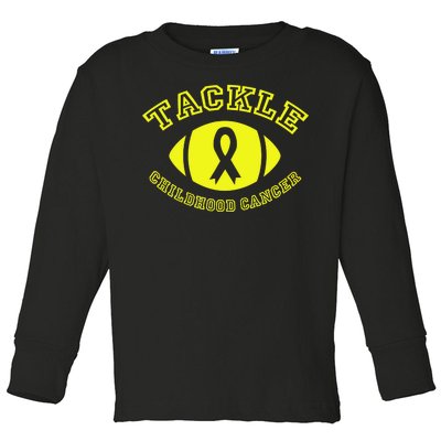 Tackle Childhood Cancer Toddler Long Sleeve Shirt