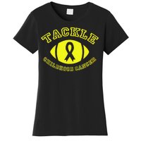 Tackle Childhood Cancer Women's T-Shirt