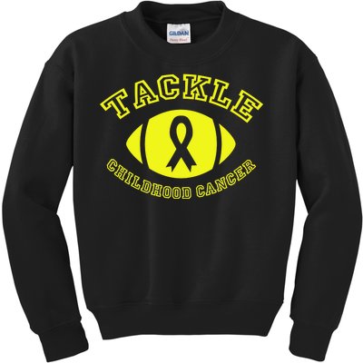 Tackle Childhood Cancer Kids Sweatshirt